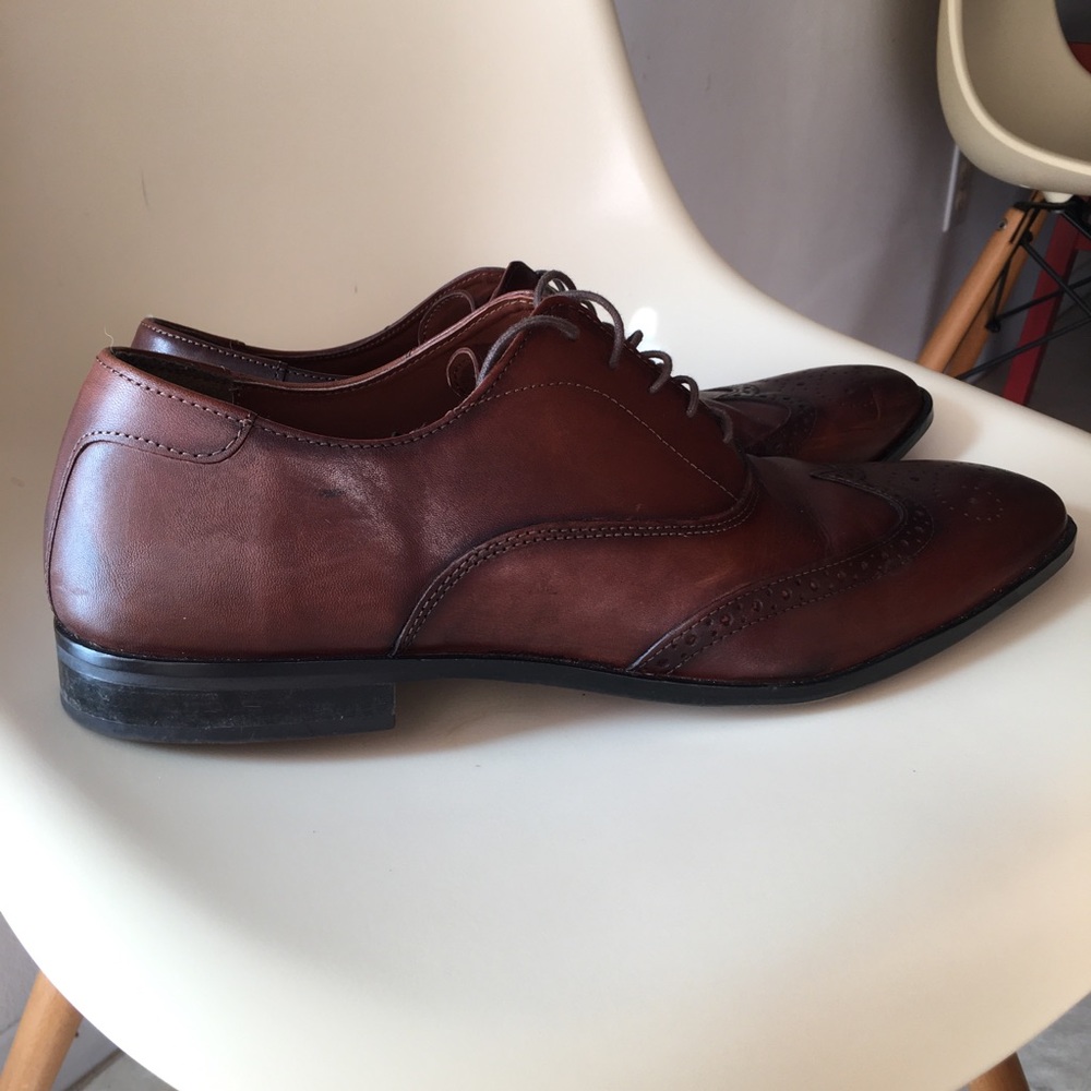 Men’s Leather Wingtips Sz 13